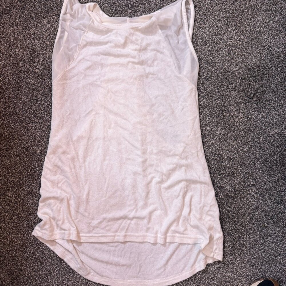 Zyia Active white/cream color tank top